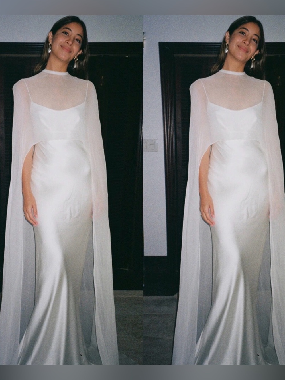 Brand New Chiffon Wedding Cape